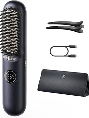 NEW Fanttik Solo I10 APEX Portable Cordless Hair Straightener Brush
